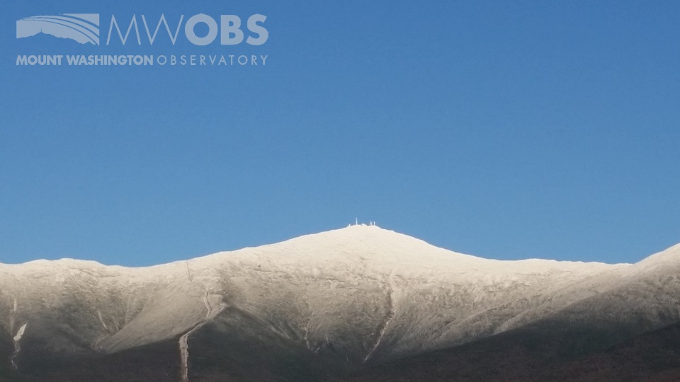 Mount Washington with a fresh blanket of snow and rime ice