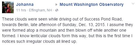 Facebook question about clouds