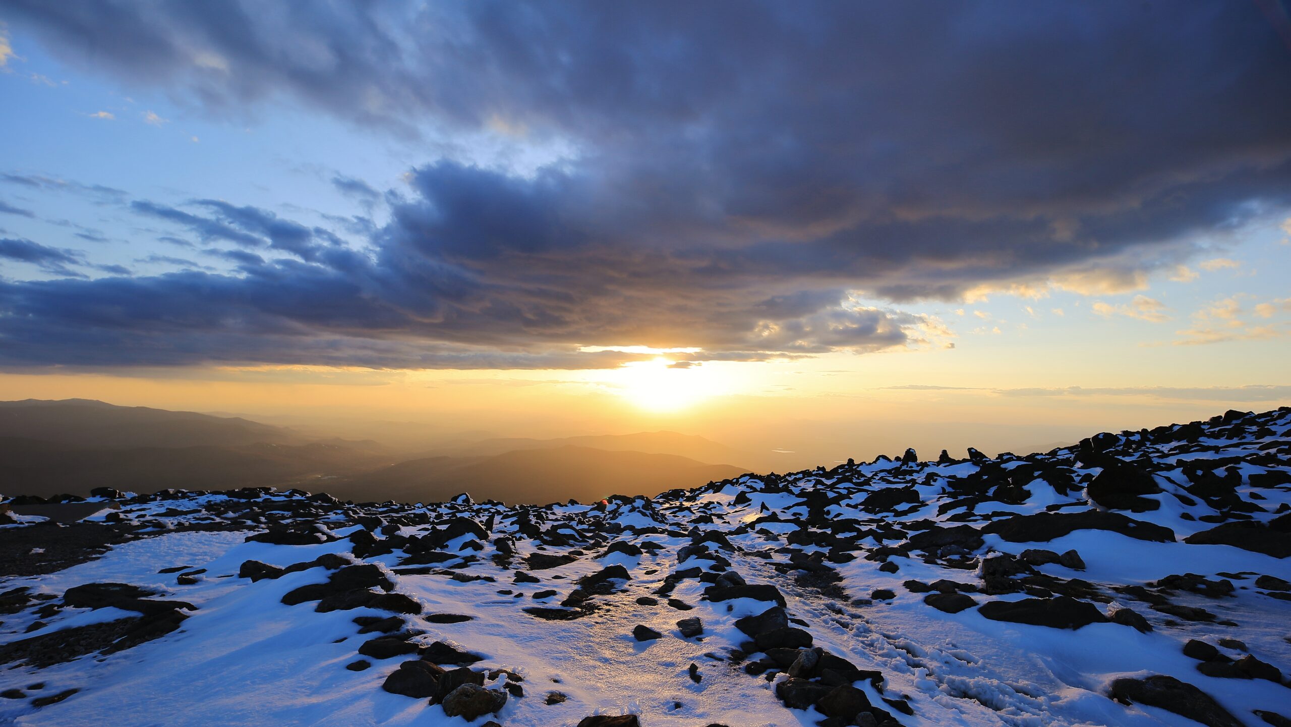 Sunset from summit