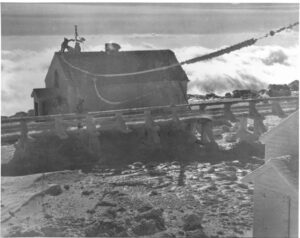 The Observatory's first home, the 1908-built Stage Office of the Mount Washington Summit Road Company.
